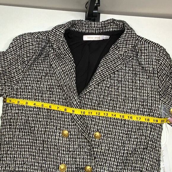 NWT | Bishop & Young | Cavalli Blazer | Metallic Tweed | Large - Picture 4 of 15